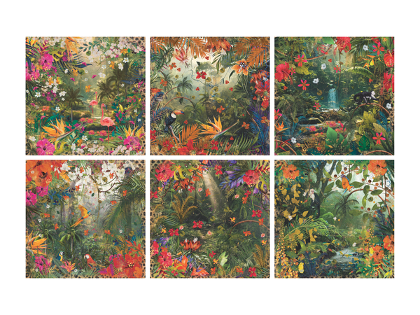Sara Signature Royal Jungle 8” x 8” Vellum Pad