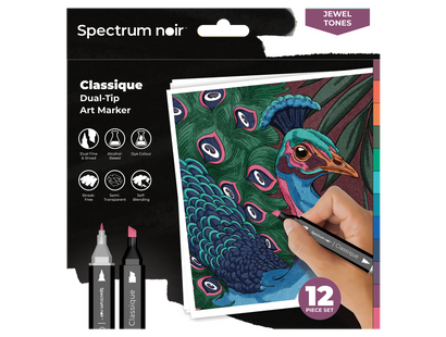 Spectrum Noir-Classique 12pc-Jewel Tones