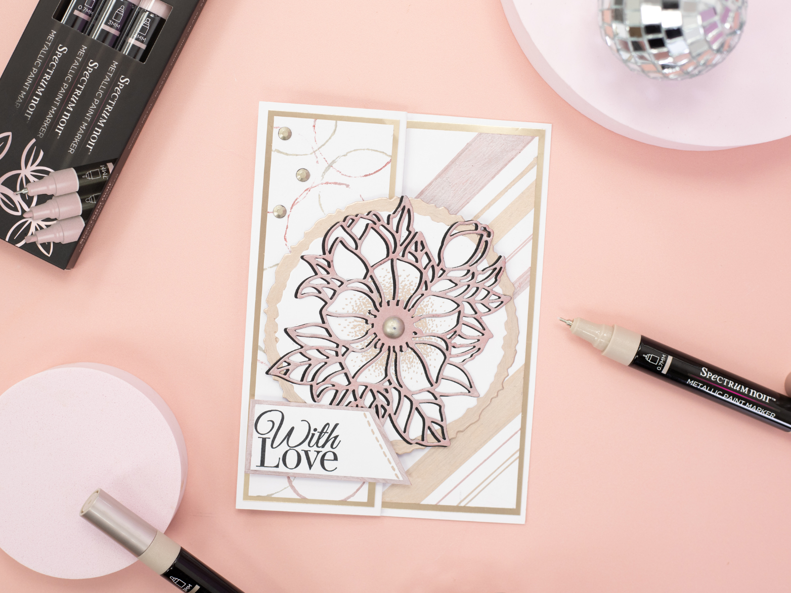 Spectum Noir-Metallic Paint Marker (3PC) - Blush