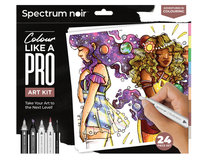 Spectrum Noir Pro Colour Art Kit - Adventures in Colouring