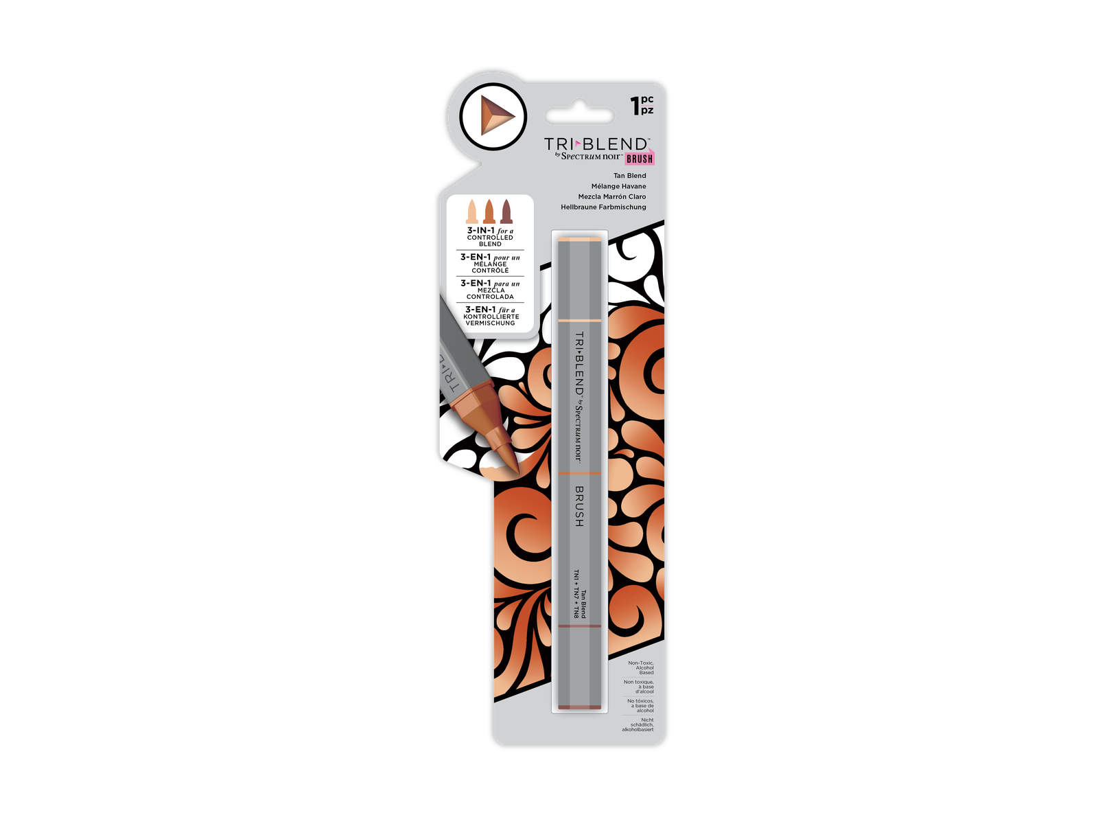Spectrum Noir -TriBlend Brush-Tan Blend