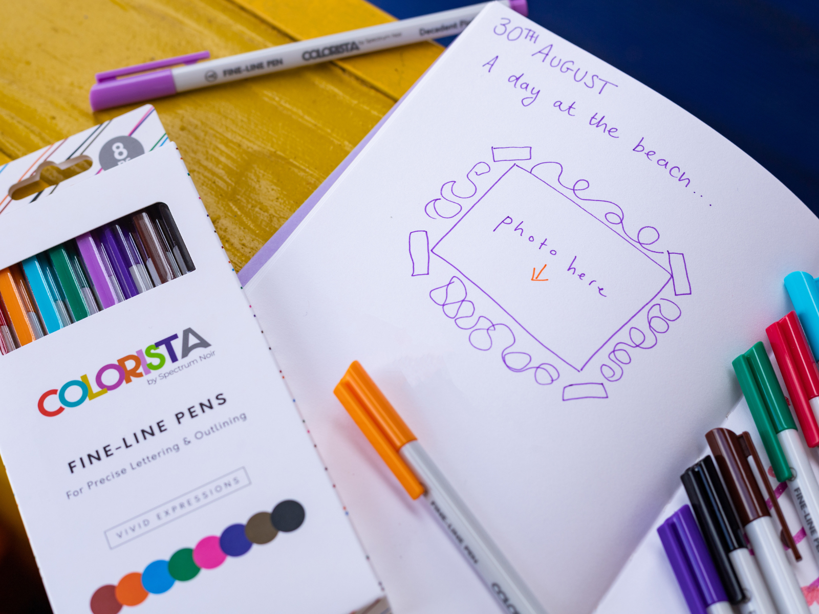 Colorista - Fine-Line Pen - Vivid Expressions 8pc