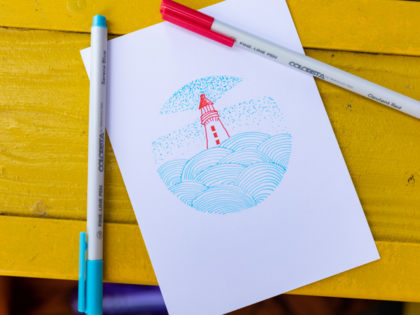 Colorista - Fine-Line Pen - Vivid Expressions 8pc