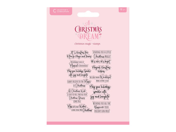 Sara Signature A Christmas Dream Clear Acrylic Stamps - Christmas Magic