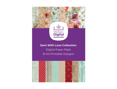 Sent with Love Collection - Digital Paper Pad