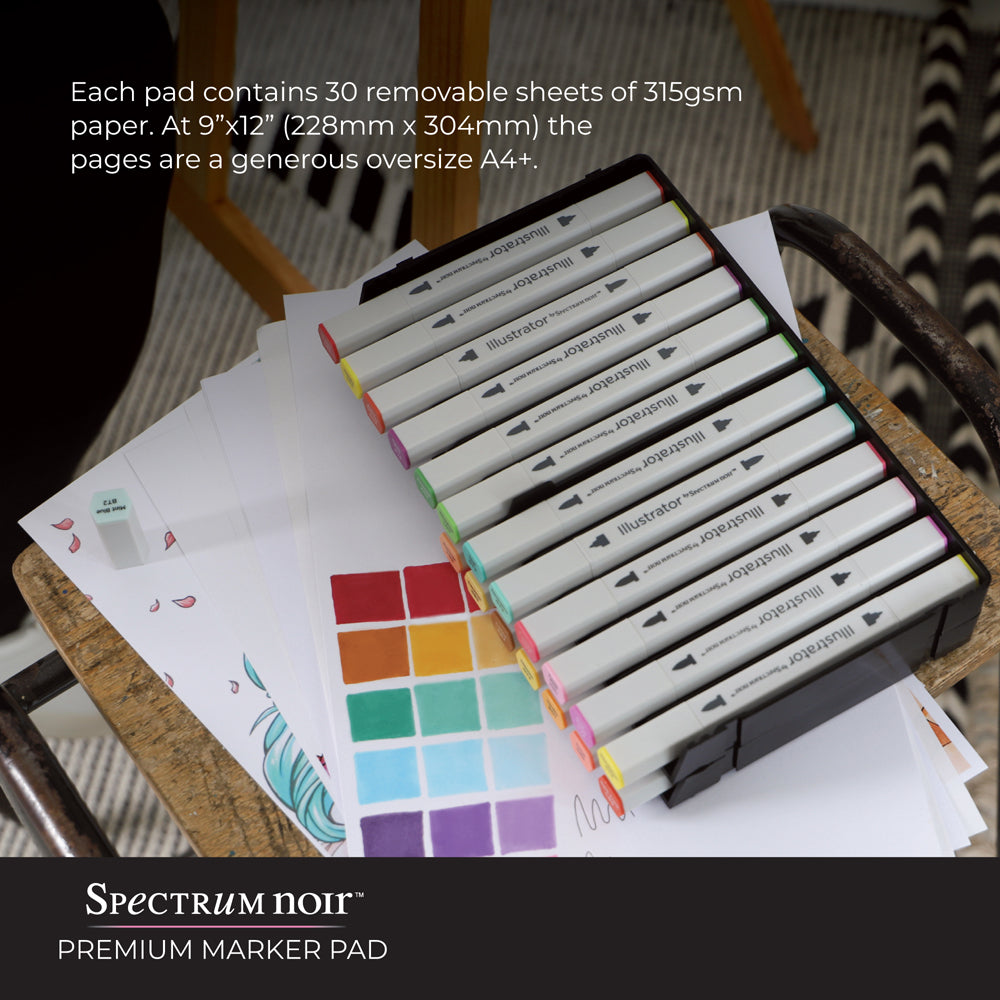 Spectrum Noir 9x12 Premium Marker Paper Pad