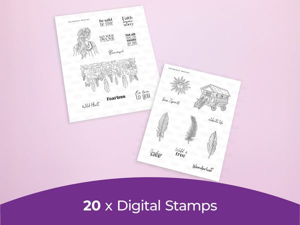 Sara Signature Caring Thoughts Collection - Digital Bundle
