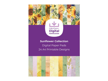 Sunflower Collection - Digital Paper Pad