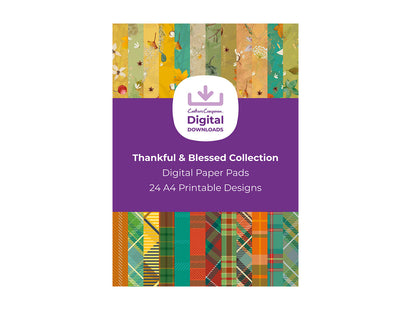 Thankful and Blessed Collection - Digital Paper Pad