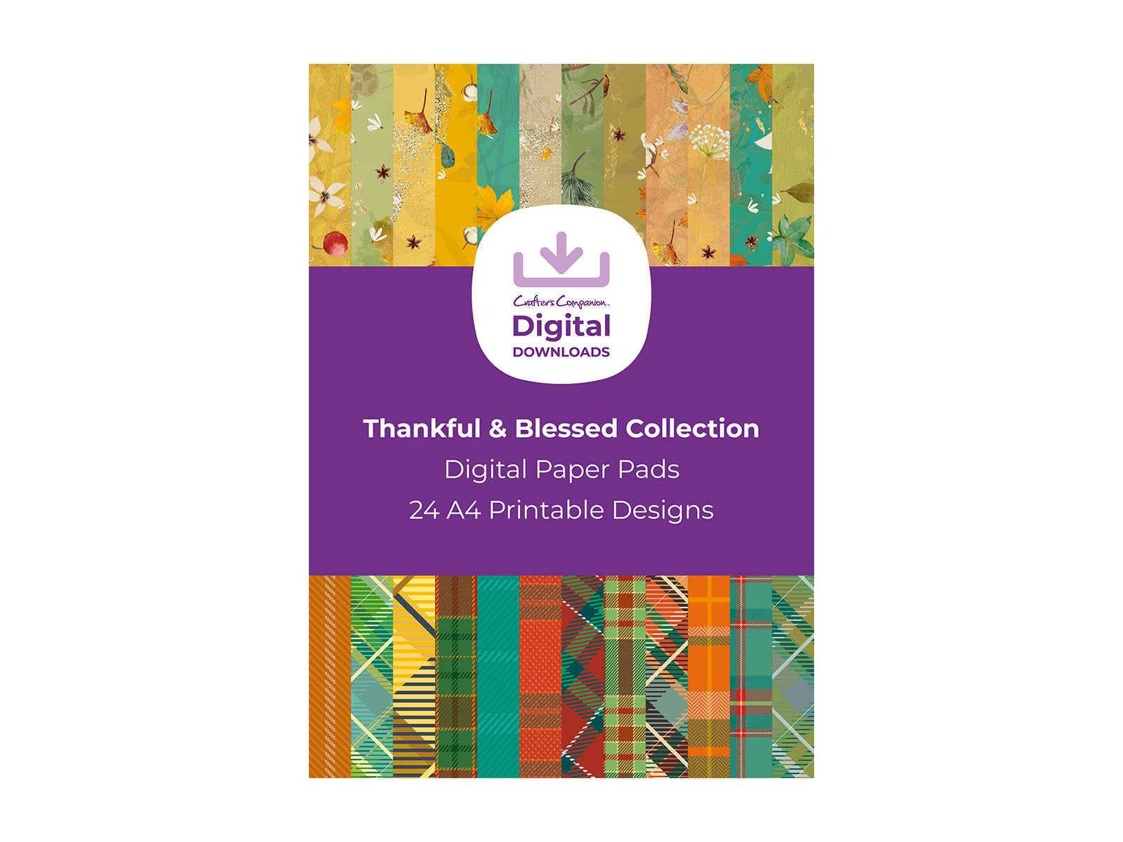 Thankful and Blessed Collection - Digital Paper Pad