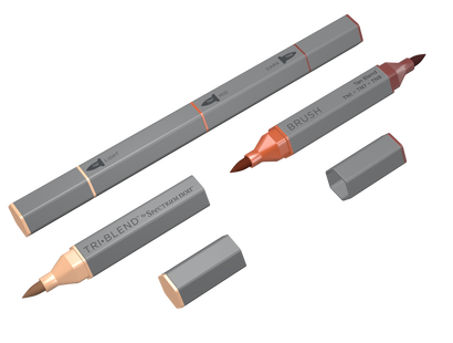 Spectrum Noir -TriBlend Brush-Tan Blend