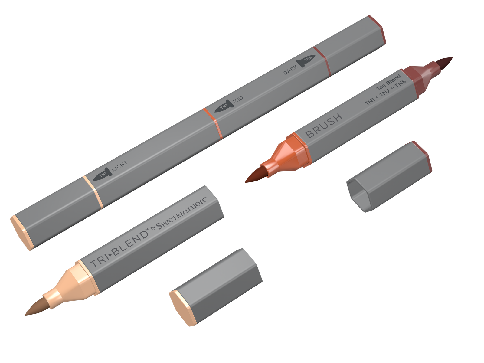 Spectrum Noir -TriBlend Brush-Tan Blend
