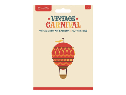 Vintage Carnival Metal Die Set - Vintage Hot Air Balloon