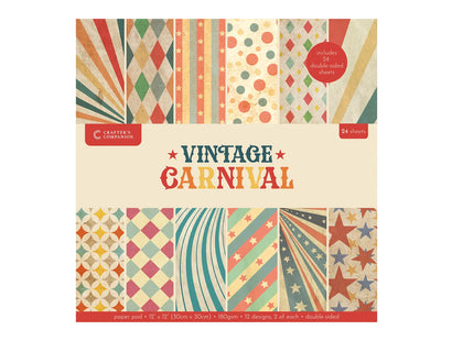 Vintage Carnival 12 x 12 Paper Pad