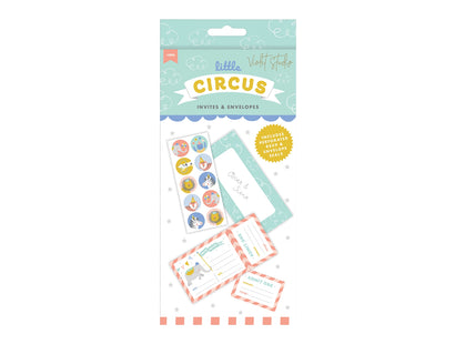 Violet Studio Little Circus Invitation Kit