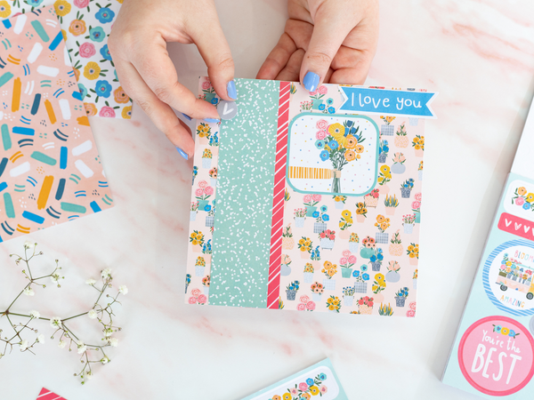 Violet Studios Sentiment Stickers - Rainbow Blooms