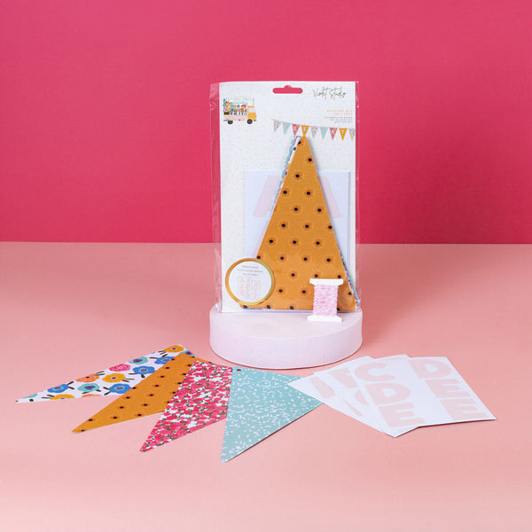 Violet Studios Bunting Kit - Rainbow Blooms