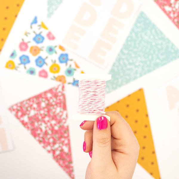 Violet Studios Bunting Kit - Rainbow Blooms
