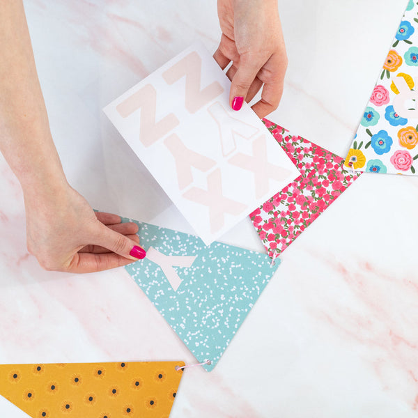 Violet Studios Bunting Kit - Rainbow Blooms