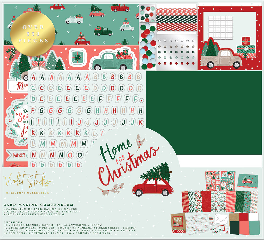 Violet Studios Card Making Compendium - Home for Christmas