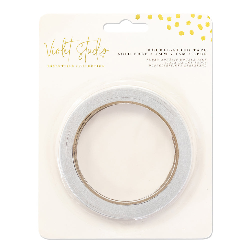 Violet Studios Double Sided Tape - 15m BULK X 3
