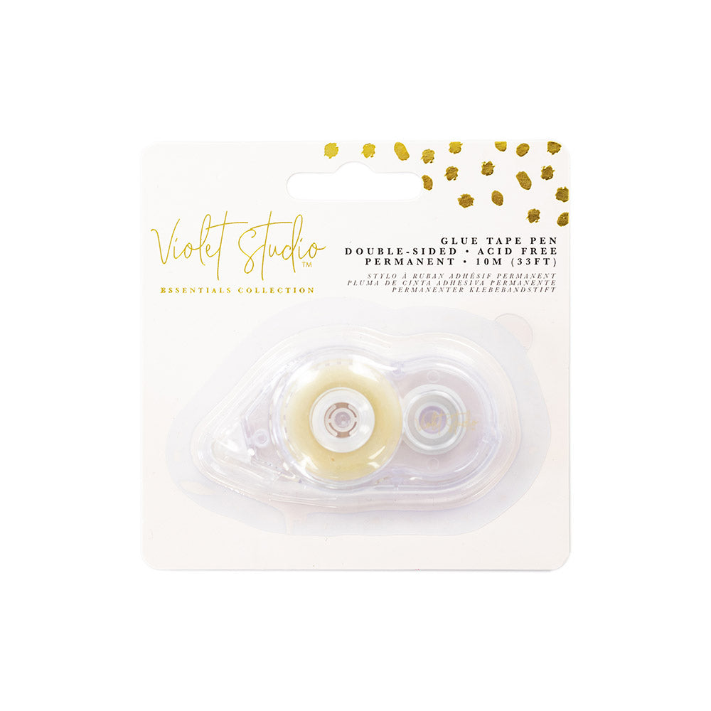Violet Studios 10m Permanent Glue Tape Pen Crafters Companion EU