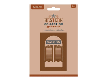 Western Collection Metal Die Create-a-Card - Western Saloon