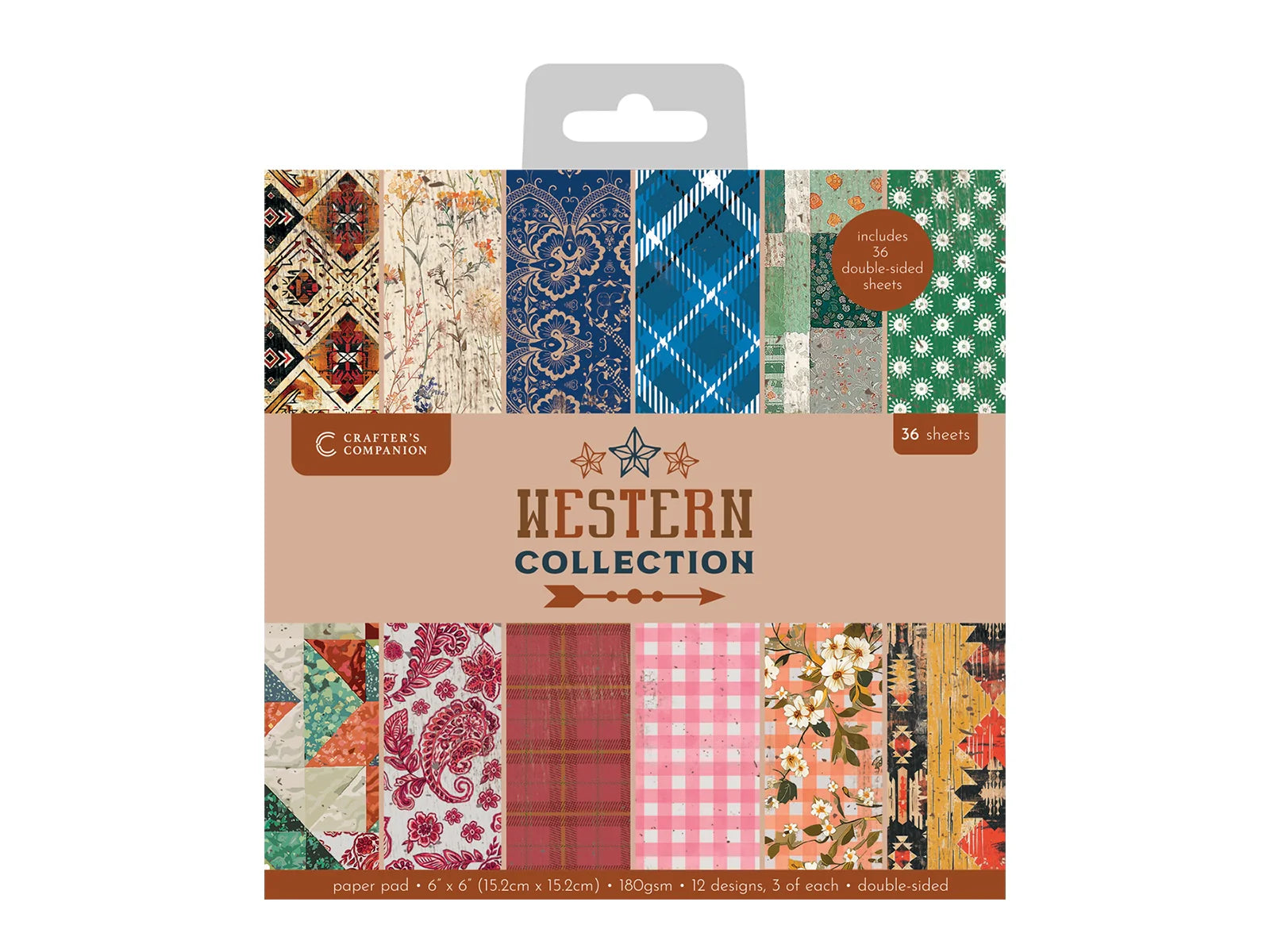 Western Collection 6”x6” Paper Pad