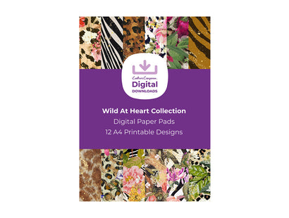 Wild at Heart Collection - Digital Paper Pad