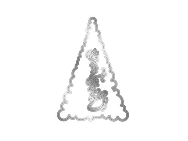 Crafter's Companion Stamp, Die and Stencil Set - Christmas Tree