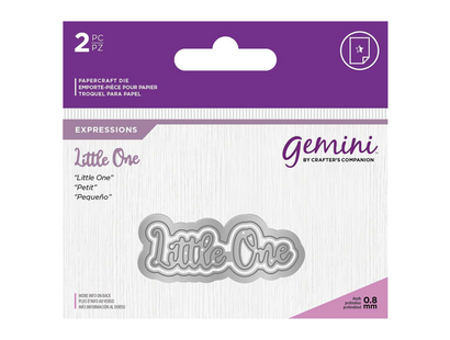 Gemini Expressions Metal Die - Little One