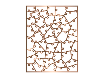 Gemini Multimedia Abstract Jigsaw Die - 8.5x11 (50 Piece)