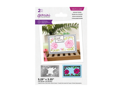 CC Paper Piecing Die Duo- Butterfly & Bloom and Radiant Rose