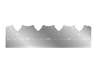 Nature's Garden Vintage Rose Die - Elegant Lace Border