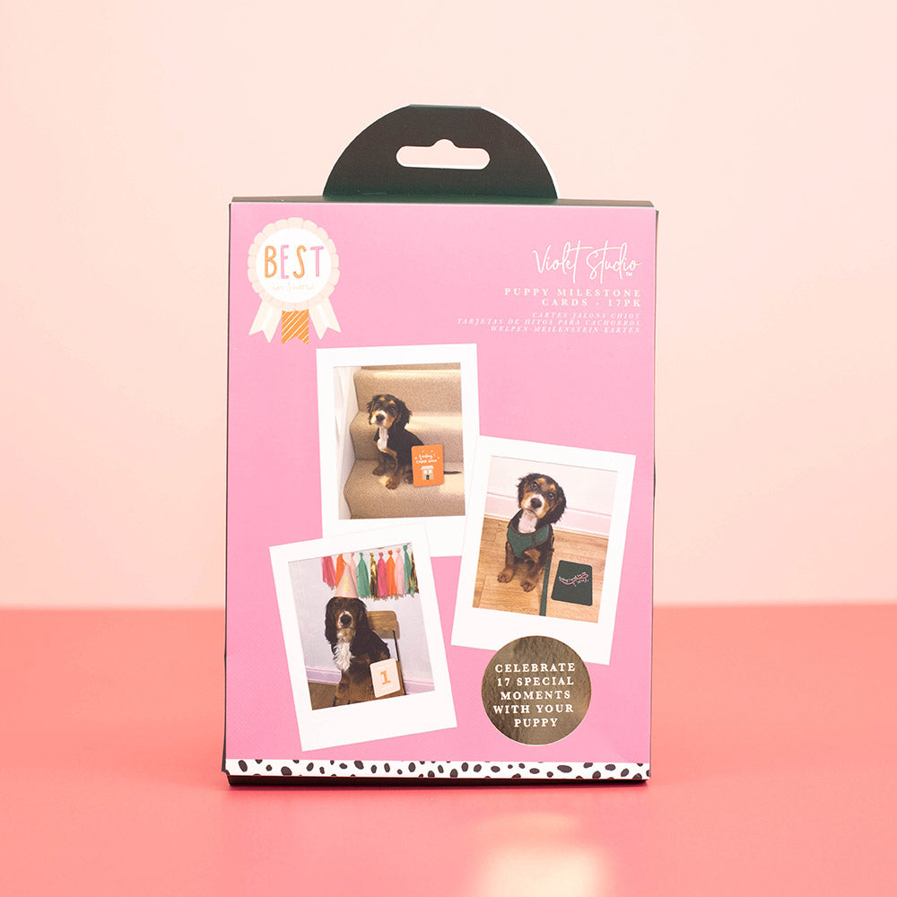 Violet Studio Best In Show Puppy Milestone Cards