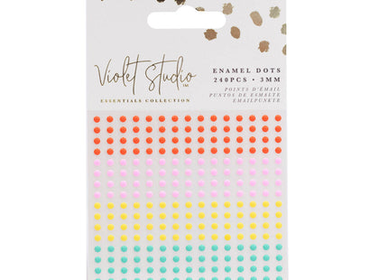 Violet Studio Enamel Dots - Brights - 240 Piece