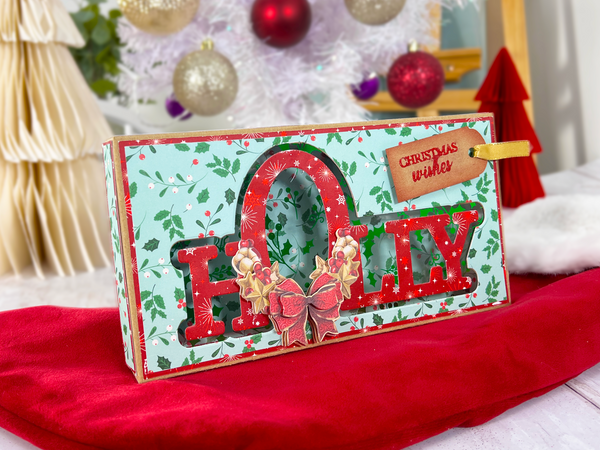 How to craft a Christmas gift box