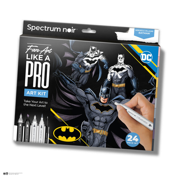 Spectrum Noir Fan-Art Like a Pro Art Kit - Batman Media Package