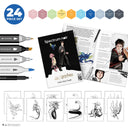 The full contents of the Magical Creatures Pro Art Kit