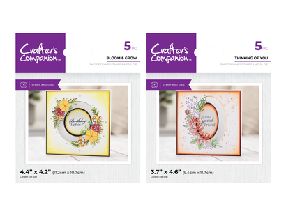 Crafter's Companion Floral Aperture Duo
