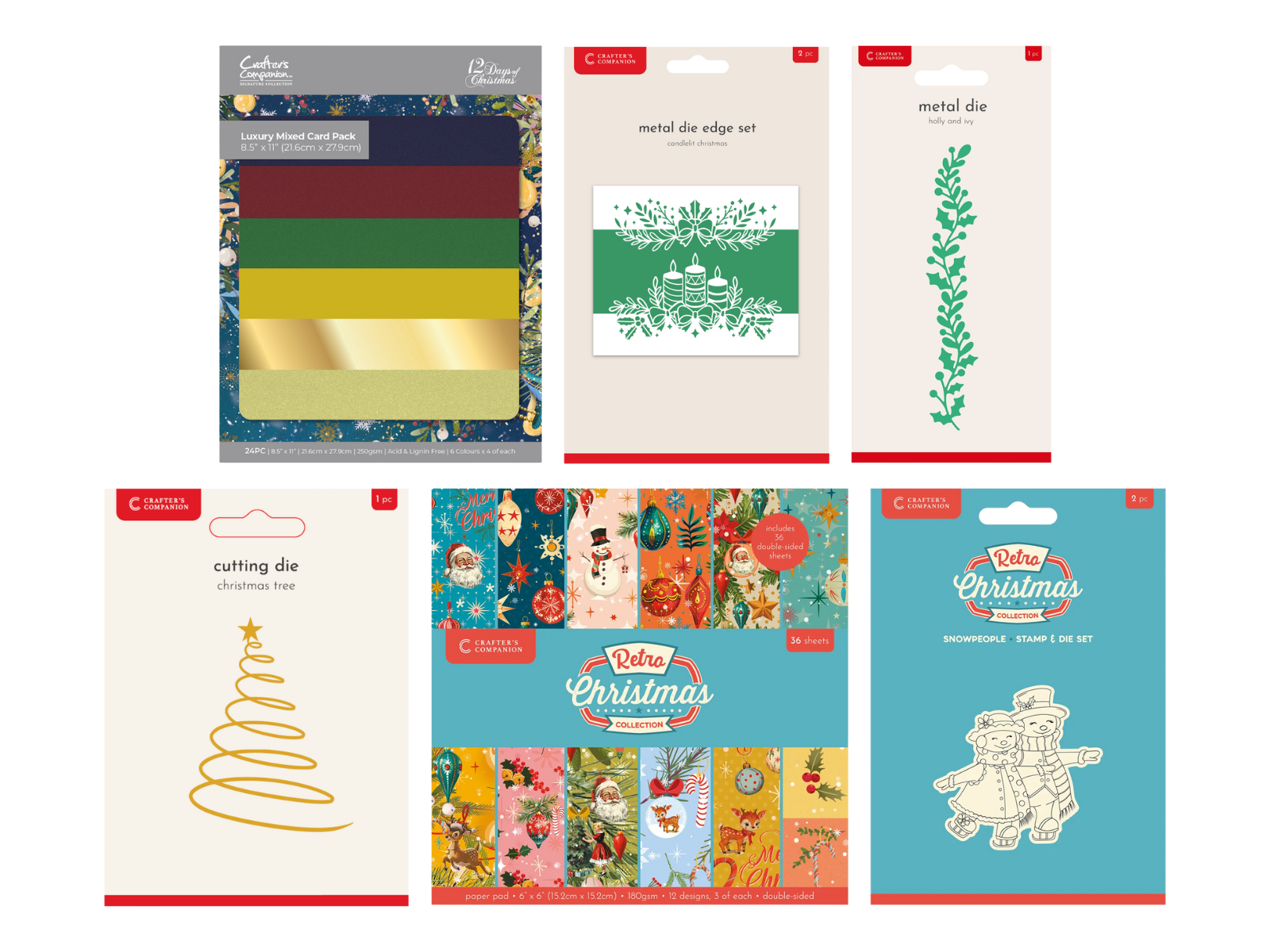 Crafter's Companion Chirstmas Selection