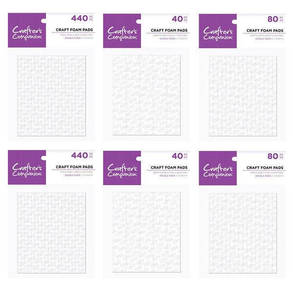 Crafter's Companion Foam Pads Collection