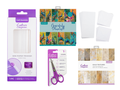 Crafter's Companion Mini Paper Trimmer & Gold Textures Paper Pad SHOWSTOPPER
