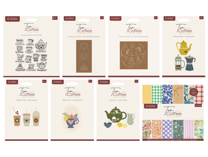 Crafter's Companion Tea & Coffee 8pk Collection