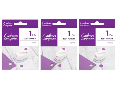 Crafter's Companion Essential Hole Punch 3pk Collection