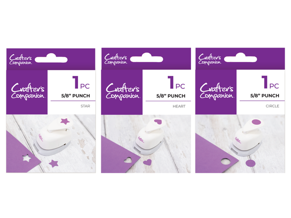 Crafter's Companion Essential Hole Punch 3pk Collection
