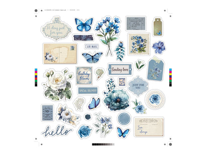 Nature's Garden - Midnight Floral - Ephemera Pack