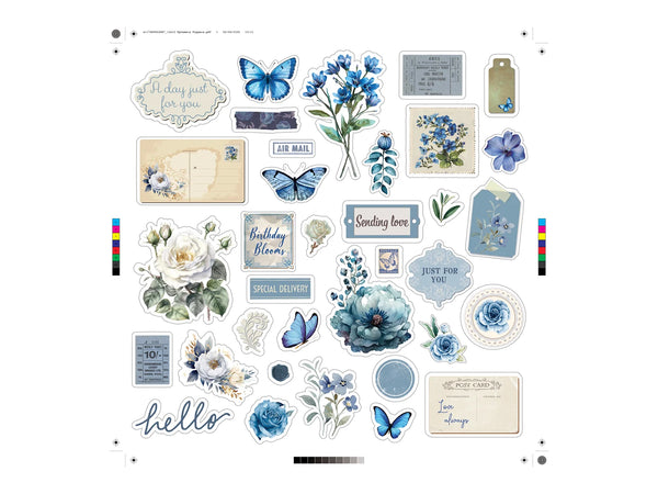 Nature's Garden - Midnight Floral - Ephemera Pack