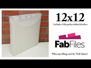 12x12 Tabbed Divider Pockets