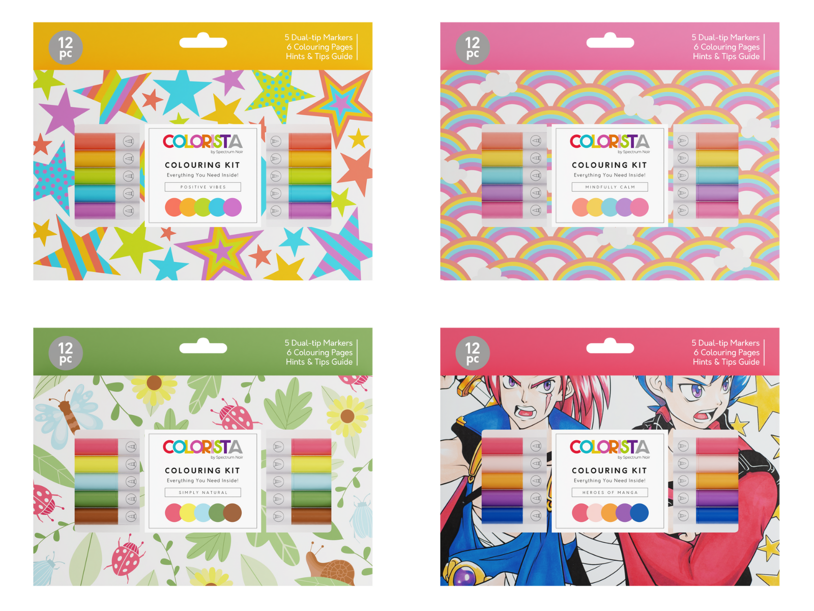 Colorista Colouring Kits 4pc Collection
